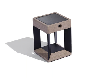TECKA70 - Solar powered aluminium Outdoor table lamp by Les Jardins® - view 2